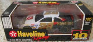 1997 Ernie Irvan Race Car Havoline Stock Car Bank 124  