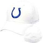 NFL Indianapolis Colts White BLue Reebok Flex Fit Hat C