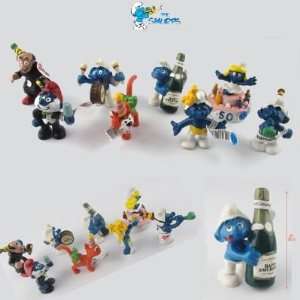  The Smurfs Movie Toy 2 Figure 8 pcs Set    Smurfday Toys 