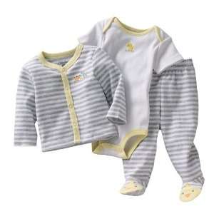  First Moments Striped Animal Cardigan Set   Baby Toys 