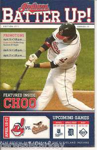 2011 Cleveland Indians Baseball Program Austin Kearns  