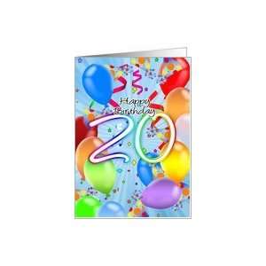     Balloon Birthday Card   Happy Birthday Balloons Card Toys & Games