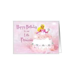  Birthday Princess   doll cake pink Card Toys & Games