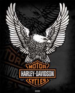 POSTER  Harley Davidson   Eagle   Mini Poster  NEW  