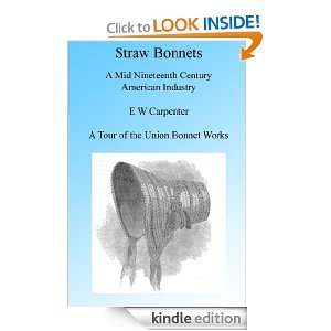 Straw Bonnets Illustrated E W Carpenter, Walter Fredrick  