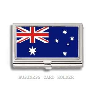  Australia Australian Flag Business Card Holder Case 