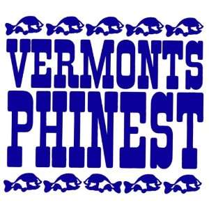  Phish   Vermonts Phinest Blue Cling On Decal Automotive