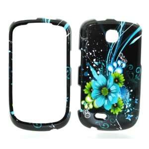  Blue Green Moon Flower Snap on Protective Cover Case for 