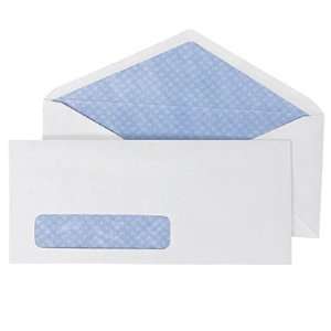  Security Commercial Envelopes, Window, #10, Blue Tint 