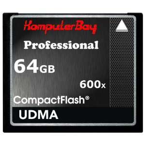  KOMPUTERBAY 64GB Professional COMPACT FLASH CARD CF 600X 