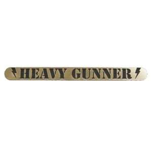  TechT Gun Tags   Heavy Gunner   Gold   A5/ X7 Sports 