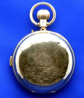 16s 14Kt Gold Quarter Hour Hunters Cased Repeater  