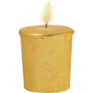  Gold Glitter Votive Candle Toys & Games