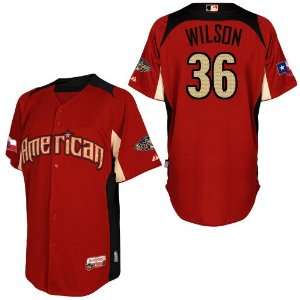 2011 All Star Texas Rangers #36 C.j. Wilson Red 2011 MLB Authentic 