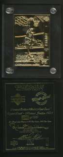 1996 Highland Mint Gold Card Michael Jordan 1991 Upper Deck 4.25 Troy 