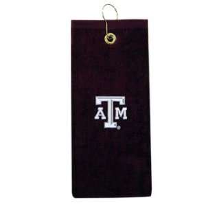  Texas A&M Aggies 16 x 25 Trifold Embroidered Golf Towel 