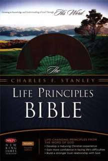 Charles Stanley Life Principles Study Bible NKJV King 9781418542344 