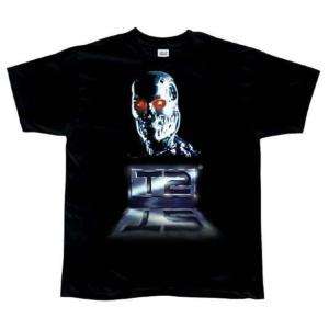 Terminator 2 Endo Skeleton Movie T Shirt Large  