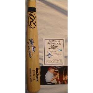  Bobby Cox Autographed Baseball Bat Atlanta Braves 1995 