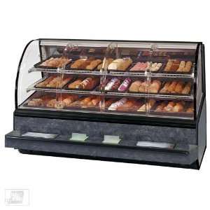 Federal Industries SN 77 SS 77 Curved Glass Dry Bakery Case   Series 
