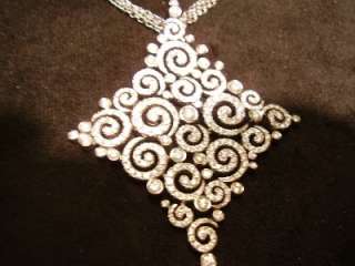 Stefan Hafner 18K White Gold Diamond Necklace  