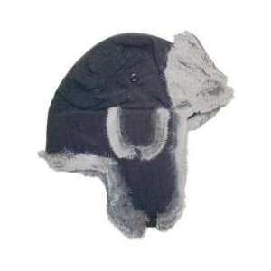  Sterling Talson Bomber Hat Black / Gray Fur Sports 
