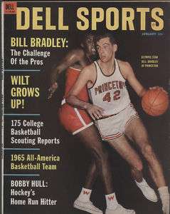 DELL SPORTS #42, January 1965   Bill Bradley cover  