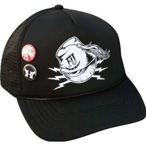  Helldorado Fez Hat Adjustable Black Skate Hats