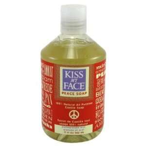  Kiss My Face Peace Soap Pomegranate Castile 17 oz. (3 Pack 
