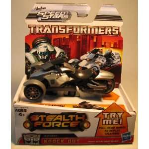  Transformers Stealth Force Knock Out (3 wheel bike) Toys 