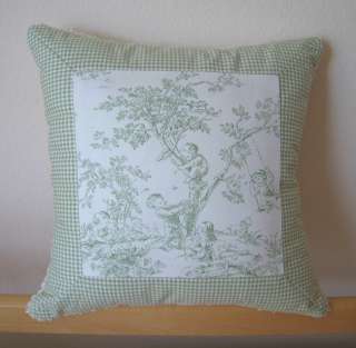 CENTRAL PARK TOILE BABY NURSERY ACCENT PILLOWS SIZE 14  