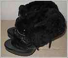 Authentic Burberry Bingley Shearling Black Bootie 366  