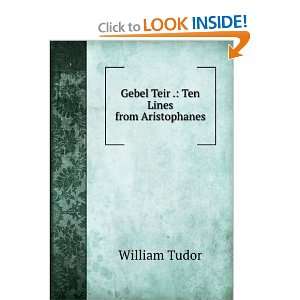  Gebel Teir  William Tudor Books