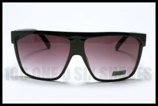   Mob Oversized Sunglasses Sunglasses Squared Flat Top BLACK with Stud