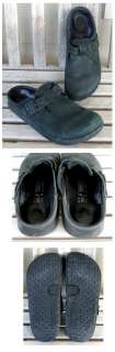 Tatami Birkenstock Black Leather Oklahoma Clogs Shoes 43 Mens 10 