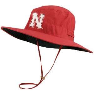   Cornhuskers Scarlet Sun Guard Booney Hat 