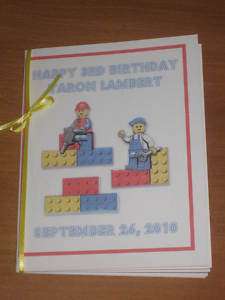 Lego Coloring Book Birthday Favor  