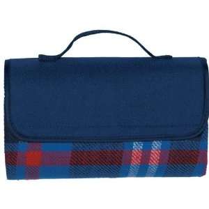  Toppers Showtime Event Blanket   Navy Plaid