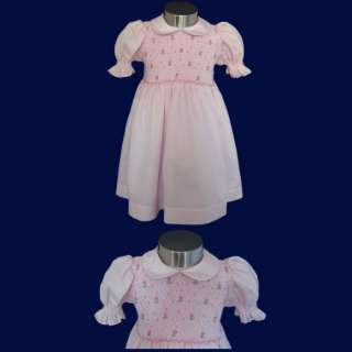NWT ON SALE Easter Pink Elegant babys Smocked dress 18m  