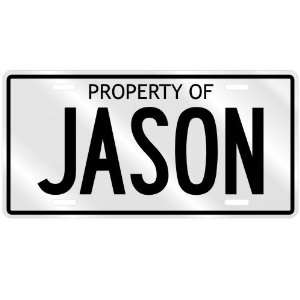  PROPERTY OF JASON LICENSE PLATE SING NAME
