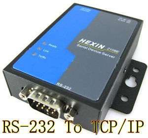 RS232 to TCP/IP Ethernet Serial Server Converter Device  