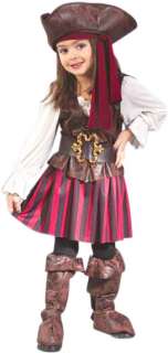 Toddlers High Seas Pirate Girl Halloween Costume 2t  