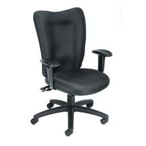 Boss   Boss Mid Back Multi Function Black Task Chair With 3 Paddles 
