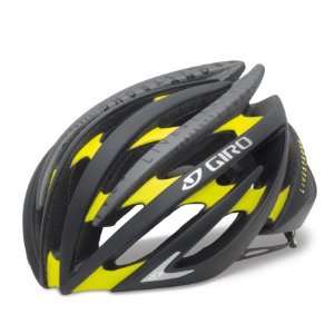  Giro Aeon Helmet Matte Black/Yellow Livestrong, L Sports 