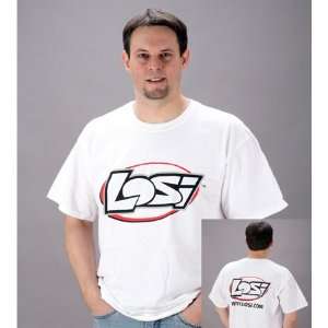 Team Losi T Shirt, White, Large