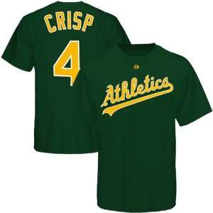  MLB Majestic Coco Crisp Oakland Athletics Player T shirt 