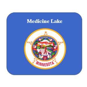   State Flag   Medicine Lake, Minnesota (MN) Mouse Pad 