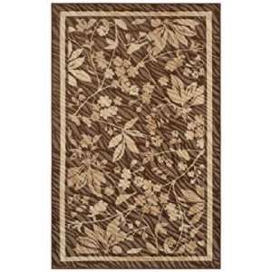  Floral Stream Taupe Area Rug