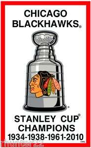 Chicago Blackhawks 3x5 NHL Licensed Stanley Cup Banner  