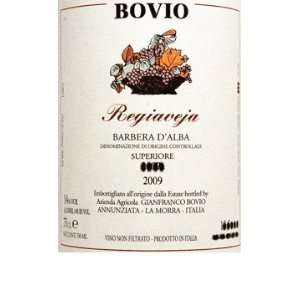  2009 Bovio Barbera dAlba Regiaveja 750ml Grocery 